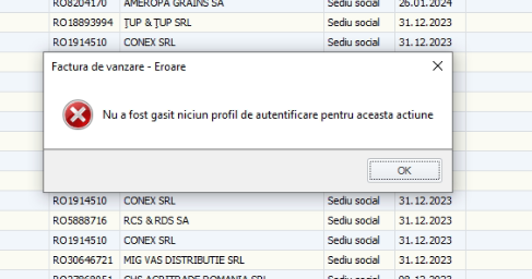 profil autentificare